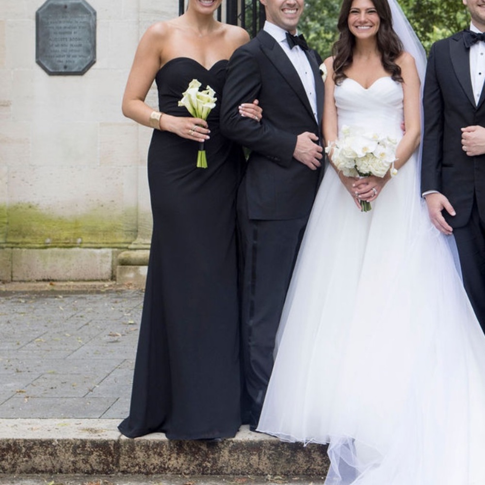 Black Hayley Paige Occasion bridesmaid dress